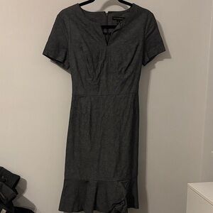 Banana Republic Charcoal Midi Dress